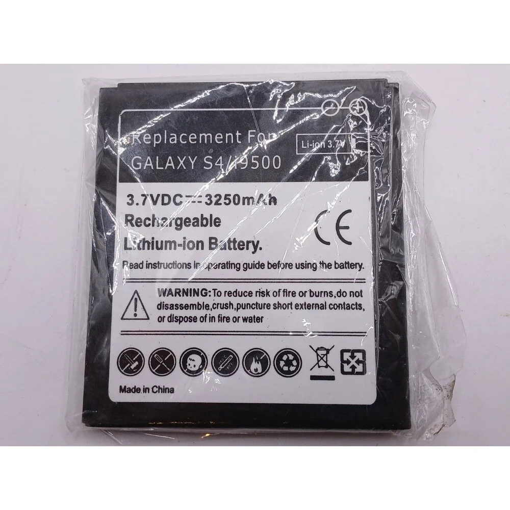 New Replacement 3250mAh Battery for Samsung Galaxy S4, i9500 Lithium-ion 3.7V DC